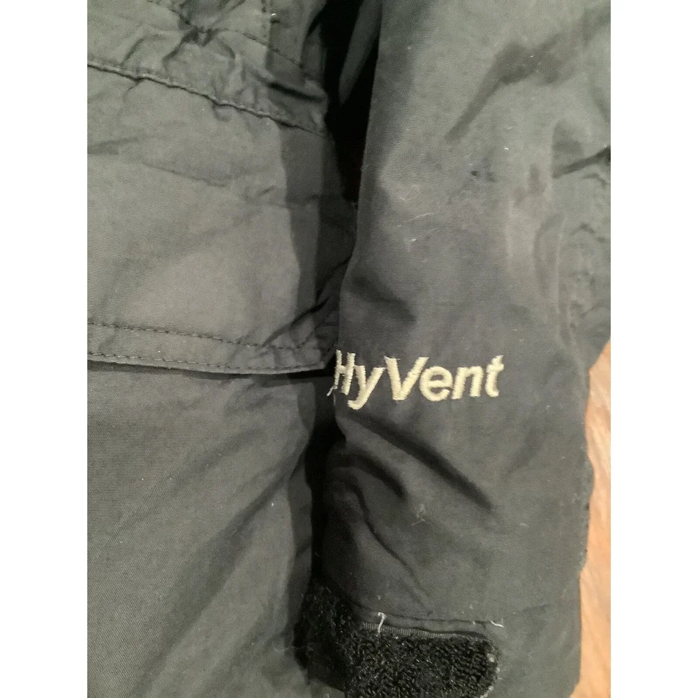 The North Face Jacket Boy's Large Black Goose Down Hyvent Hiking Windproof